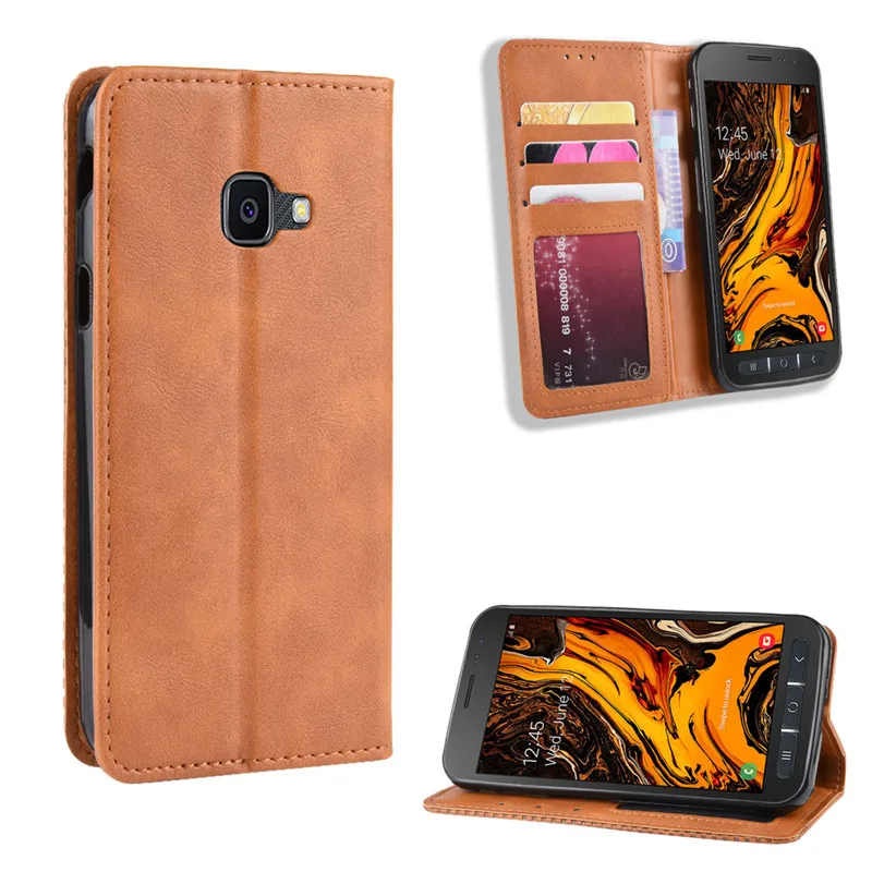 Для samsung Galaxy Xcover 4S Чехол Флип кожаный бумажник чехол на samsung SM-G398F G390F с невидимым магнитным держателем крышка