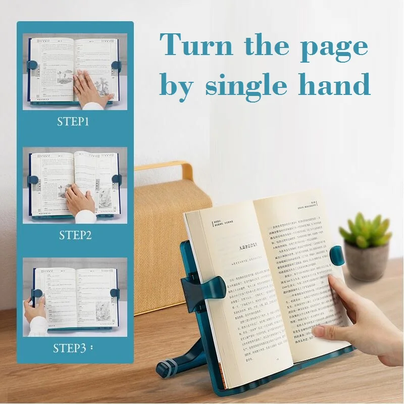 Прочный в виде книжки с подставкой рисунком для чтения телефона Поваренная книга