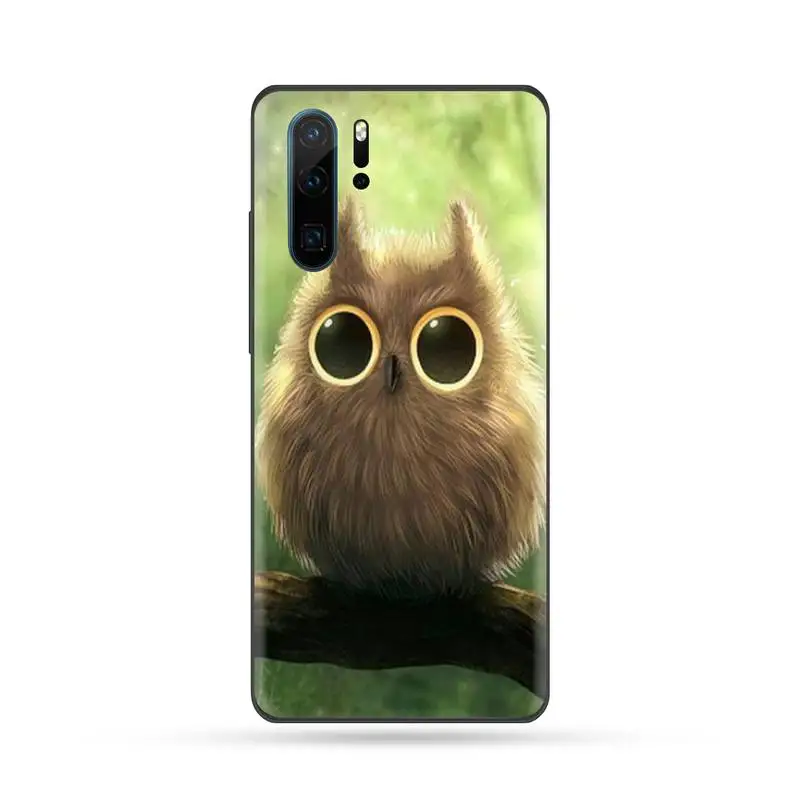 

Cute Owl Hearts Lover Phone Case For Huawei Mate 9 10 20 Pro lite 20x nova 3e P10 plus P20 Pro Honor10 lite