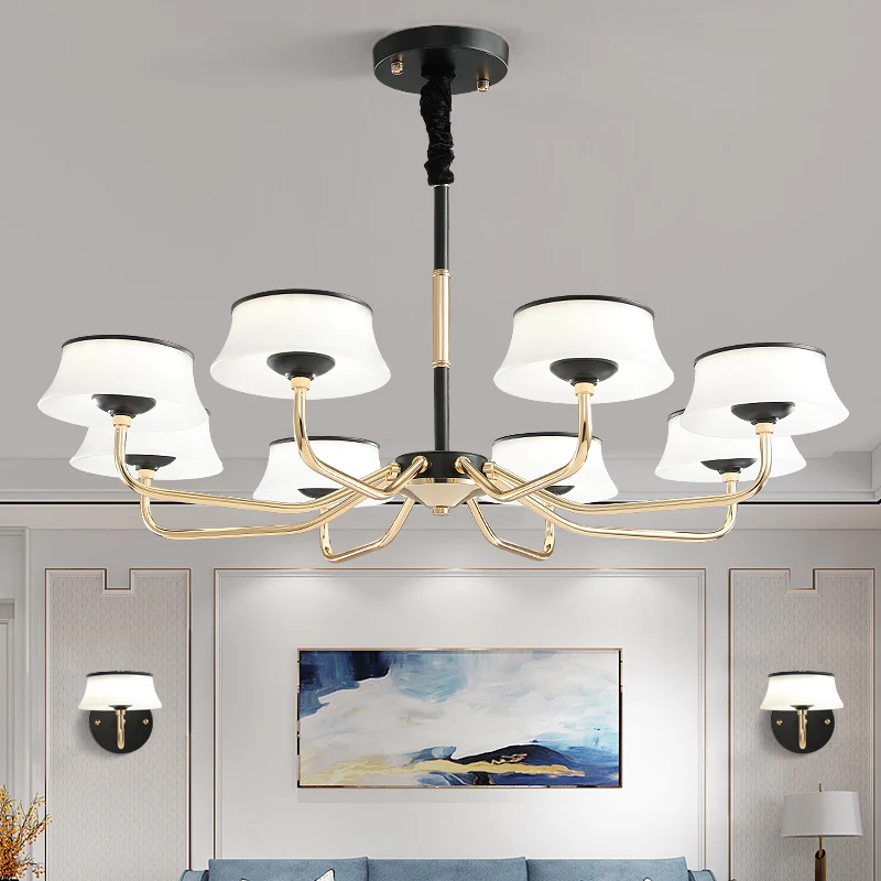 Современный модный дизайнерский Золотой светодиодный потолочный светильник в