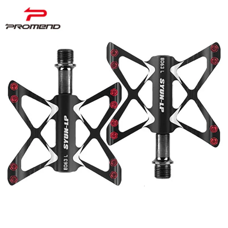 PROMEND MTB педали для велосипеда bmx fuzz плоские сплав велосипедные шоссейные горный