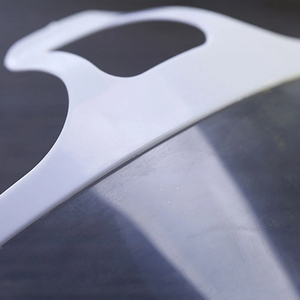 10/50Pcs Transparent Plastic PC Mask Restaurant Canteen Chef Cooking Facial Protection Masks Kitchen Accessories Home Gadgets |