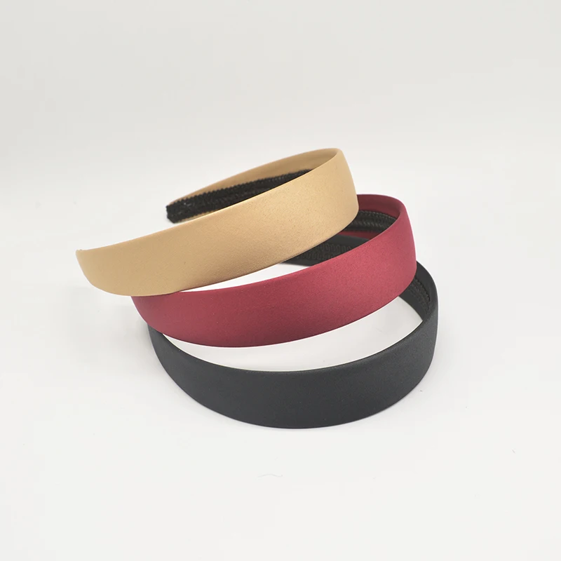 Женский простой ободок для волос черный хлопковый Ободок Зеленого цвета шириной