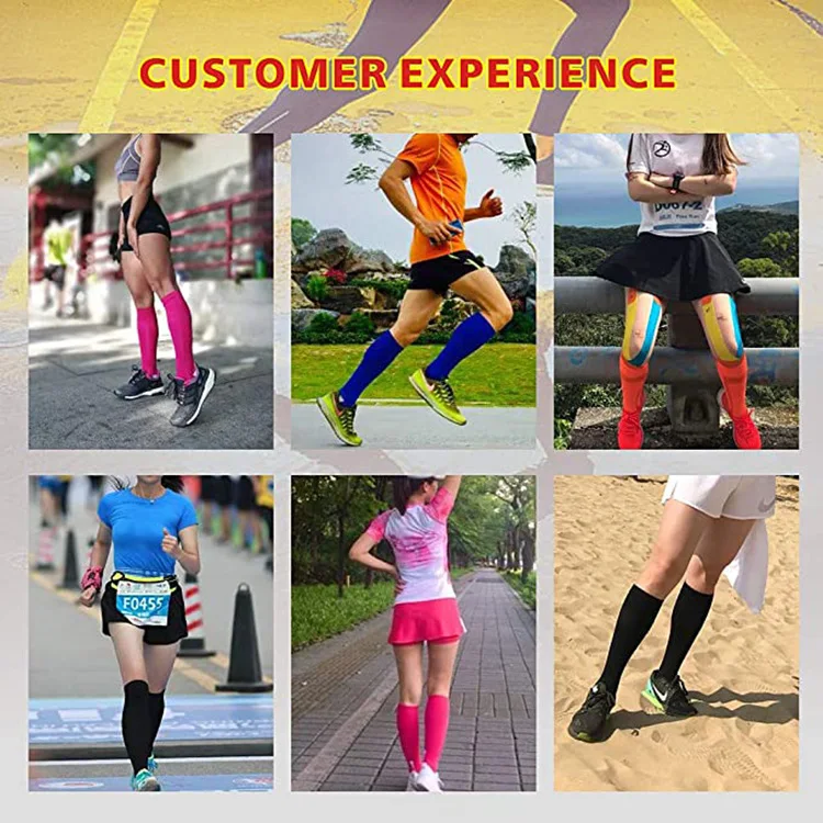 

2021 New Cycling Socks Summer Outdoor Basketball Socks Men's Printed Sports Socks Relieve Varicose Veins Football Socks