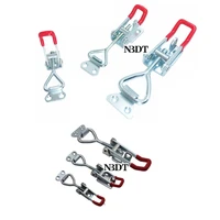 4pcslot iron zinc plated 304 stainless steel toggle hasp latch clamp with lock hole u shackle trailer industrial tool box