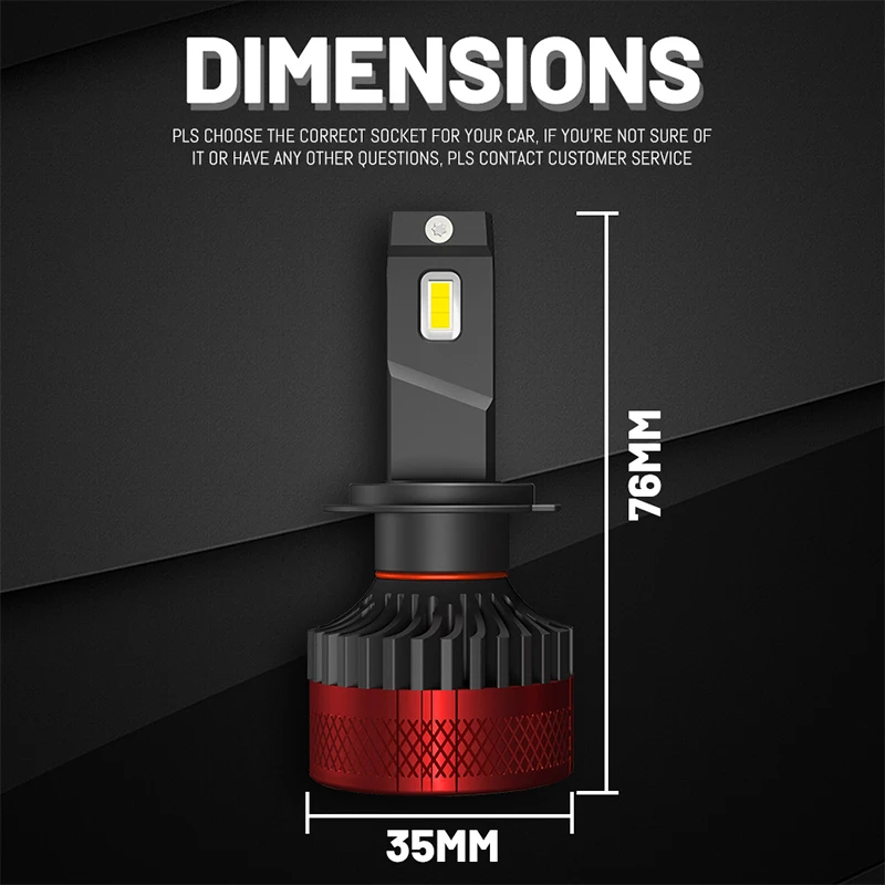 

Bullvision For Peugeot 20000LM H7 H11 H1 LED Canbus Headlight Error Free HB3 Fog Lamp H8 H9 9005 Hi Lo Super Bright High Power