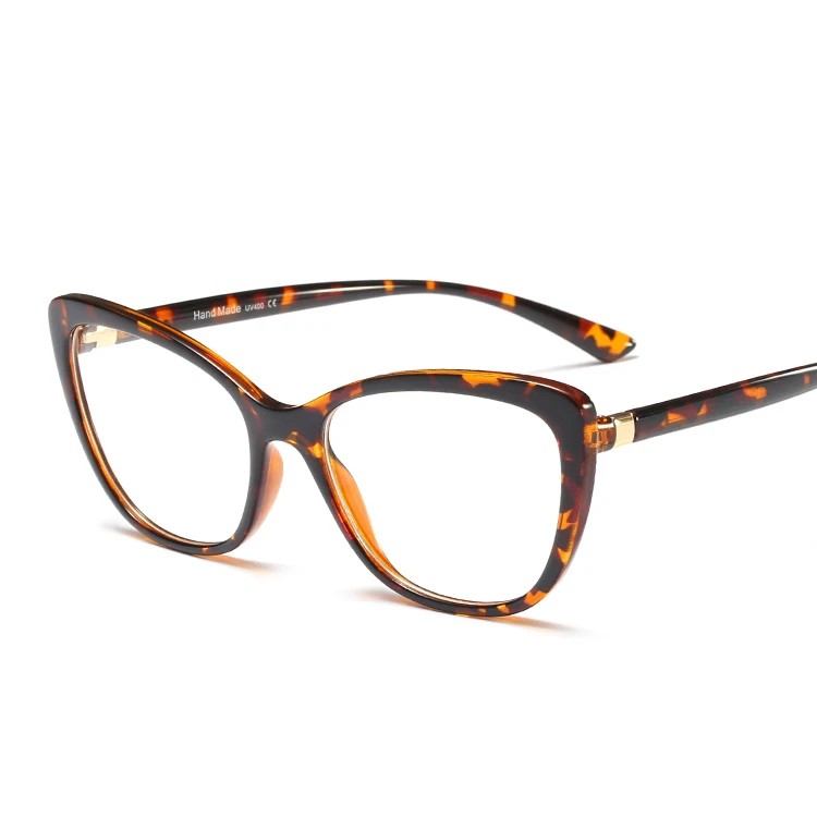 

MARC Frame Eyeglass Clear lens Women 2019 Cat eye Fashion Square Glasses Resin Transparent Eyewear Personality Purple 95185 1