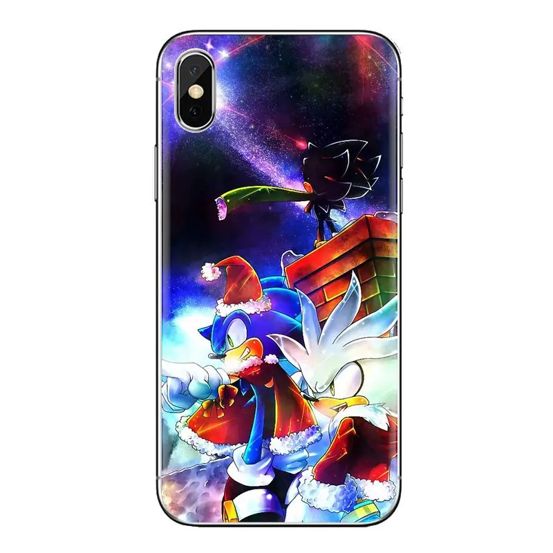 Чехол из ТПУ с серебристым звуковым изображением Ежика для sony Xperia Z Z1 Z2 Z3 Z5 compact M2 M4