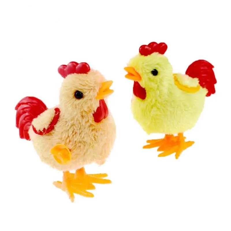 Juguete educativo de peluche para ni&ntilde;os, juguete de peluche con mecanismo de relojer&iacute;a, salto y juguete que camina, juguete para regalo, Color aleatorio, 1 Uds.-0