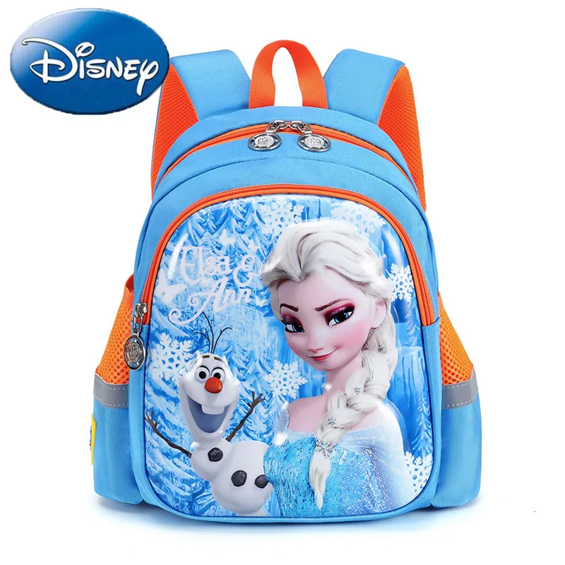 

Диснеевской принцессы из мультфильма “Холодное сердце” Эльза женские рюкзак большой Ёмкость Новый Водонепроницаемый сумки на плечо, сумк...