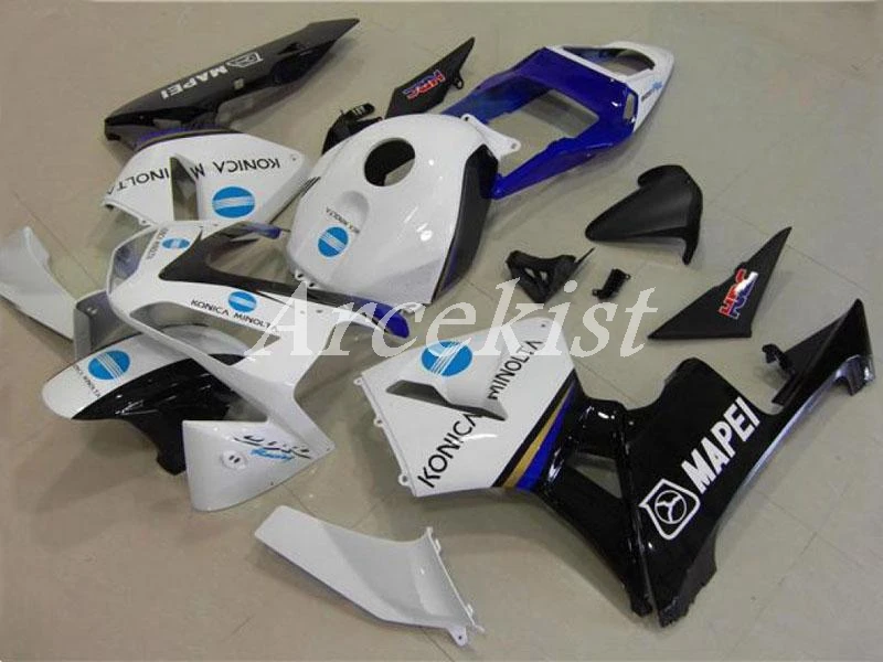 

New ABS Motorcycle Whole Fairings Kit for HONDA CBR600RR F5 2003 2004 03 04 CBR600 600RR Bodywork set Custom blue white black
