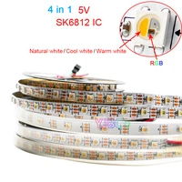 1m5m dc5v sk6812 4 in 1 pixles led strip individual addressable 5050 rgbnw rgbcw rgbww lamp tape 3060144 ledsm ip30ip67