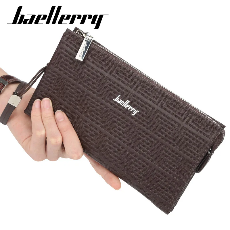 

Мужской деловой клатч Baellerry, вместительные мужские кошельки, карманный мужской многофункциональный бумажник