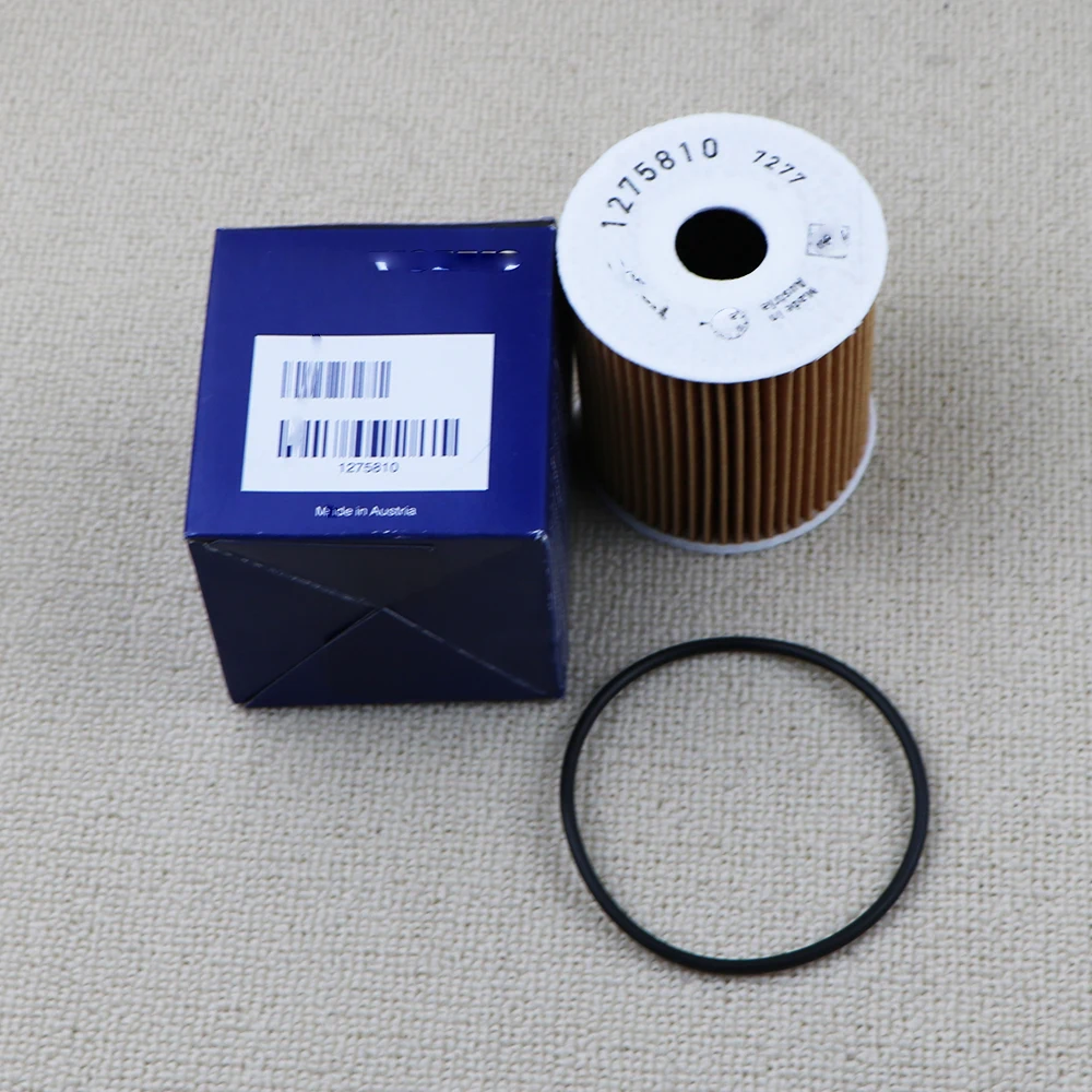 Arandela de papel de filtro de aceite de coche, accesorio para Volvo XC70 XC90 XC60 V70 V40 S80 S70 S60 1275810-2000 2009, 1275810
