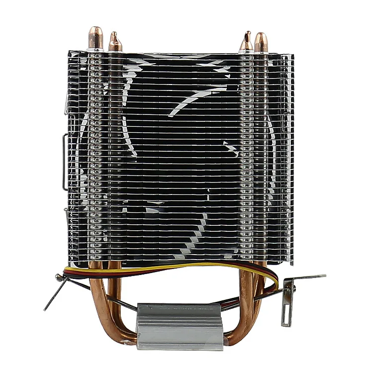 Высокое качество 2 Heatpipe Премиум кулер для процессора двухрядный шахматный радиатор труба тихий гидравлический подшипник вентилятор охлаждения