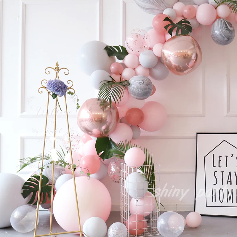 10-18-дюймовый макарон цвет красной розы украшение декор для сцены арка надувной