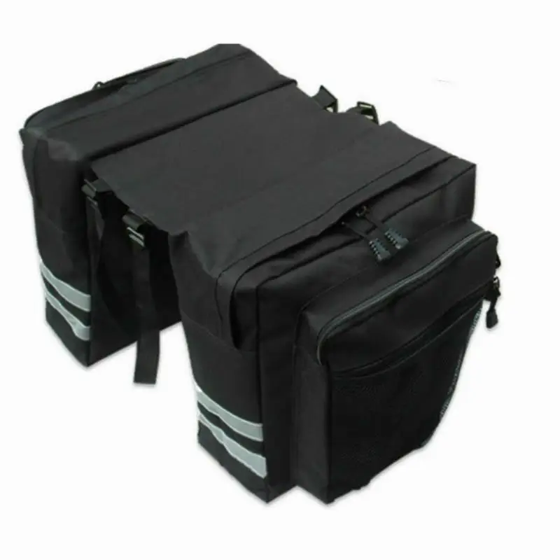 Велосипедные Сумки на багажник водонепроницаемая сумка с двойными карманами для