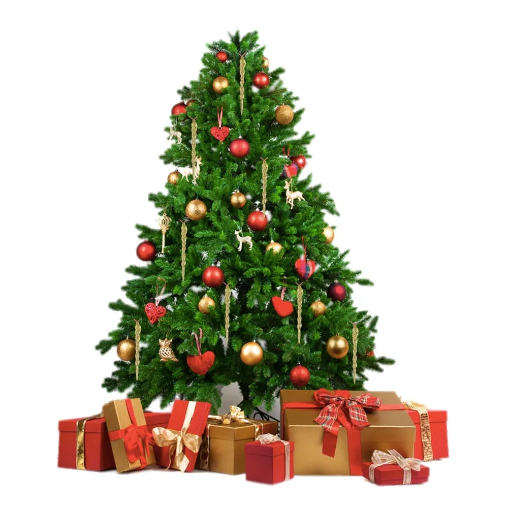 Besegad 3 шт. поддельные рождественские подвесные чулки для рождественской елки с