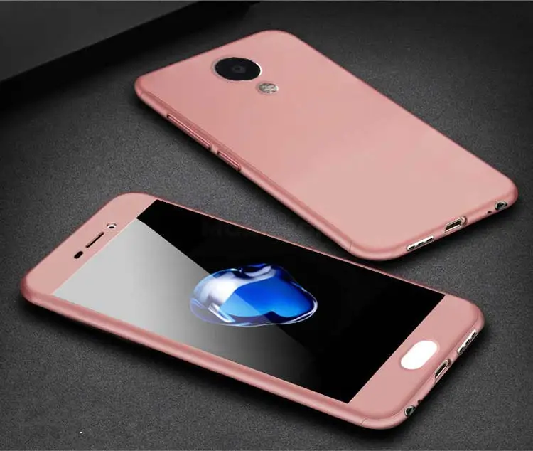 MaxGear 360 чехол для телефона с полной защитой для Meizu Pro 7 чехол для Meizu M6 MS6 M2E M3E M3 M5 M6 Note жесткий чехол