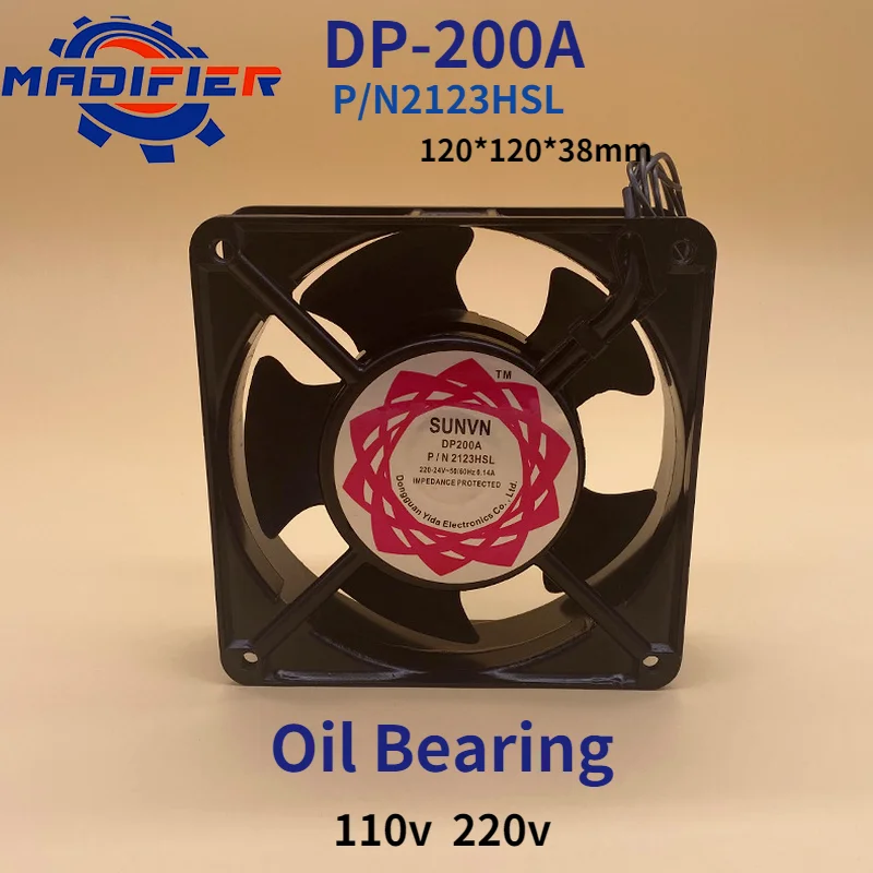 

Sunvn DP-200A 12 см, 110 В, 220 В, подшипник масляного подшипника