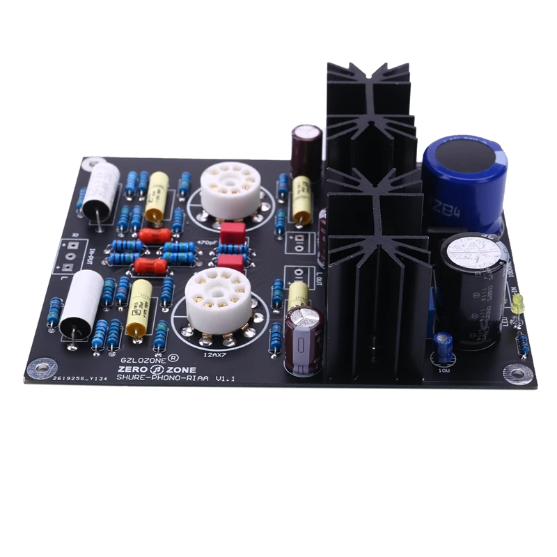 

MM PHONO Preamp Tube Audio Amplifier Board 12AX7 Tube Phono Board 12-15V AC Finished Board