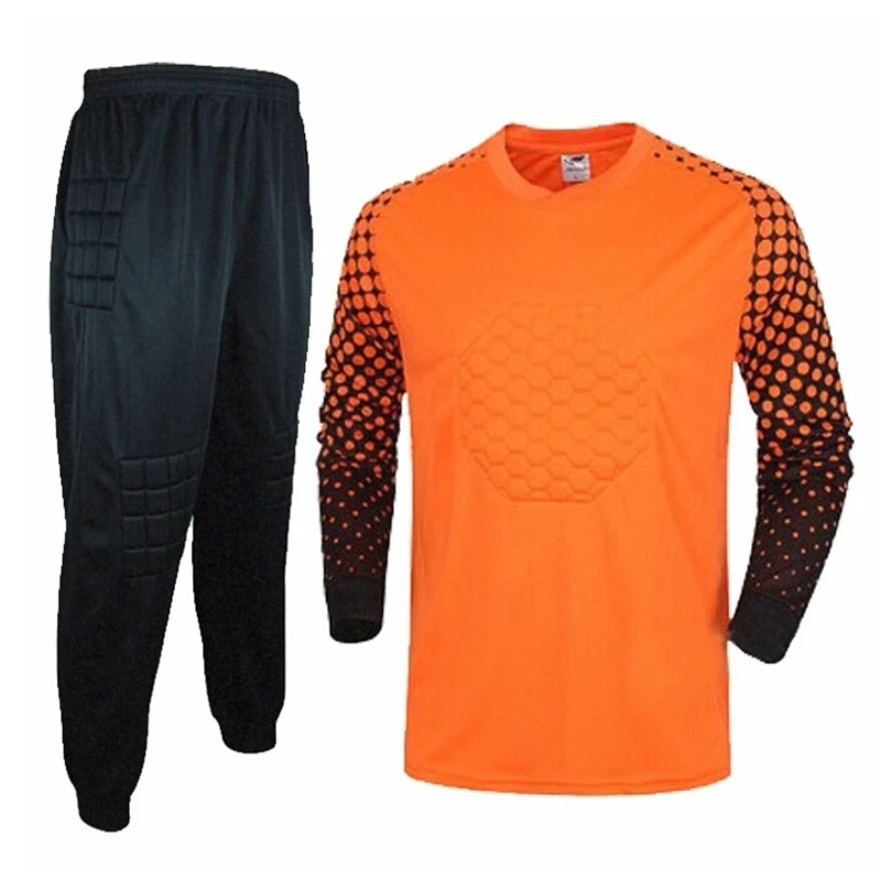 Футбольный Вратарский тренировочный матч футболка с длинным рукавом штаны