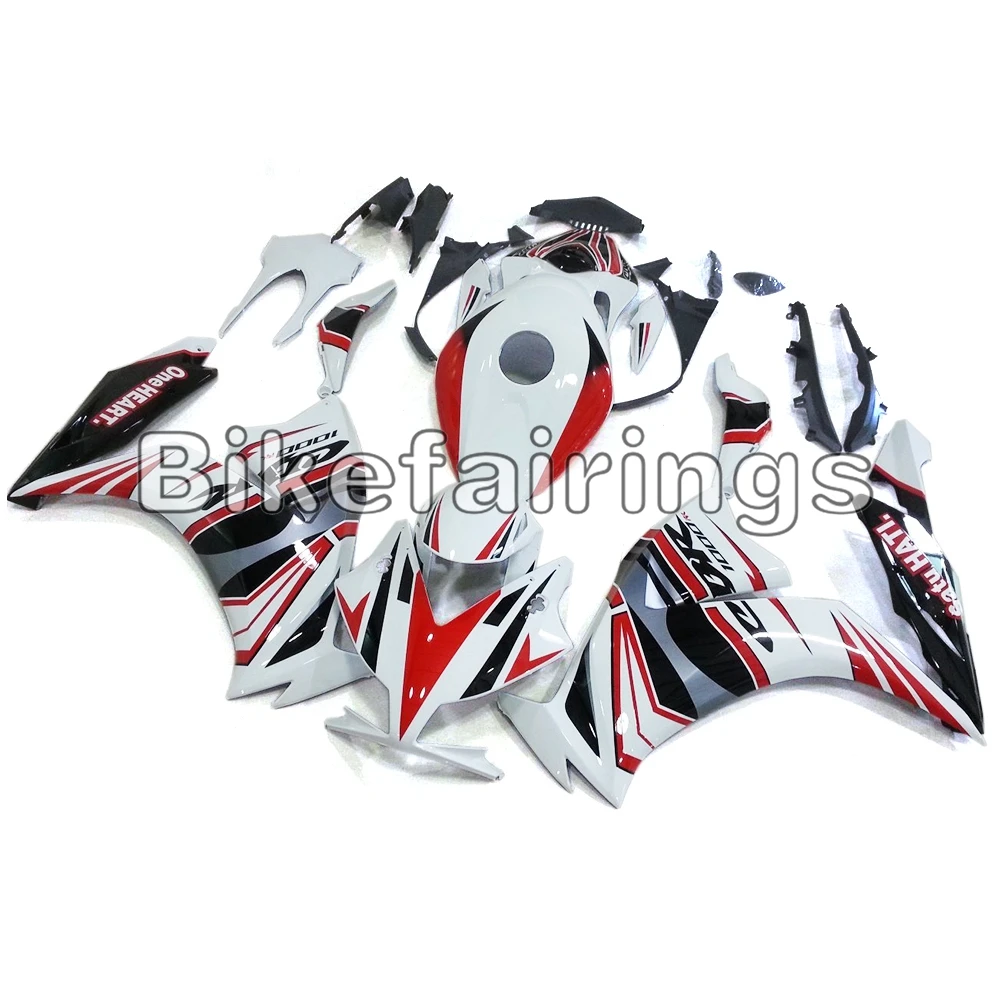 

White Red and Black Fairings Fit For Honda CBR1000RR 2012 2013 2014 CBR1000 RR 12-14 Motorbike Cowlings Plastic Injection Hulls
