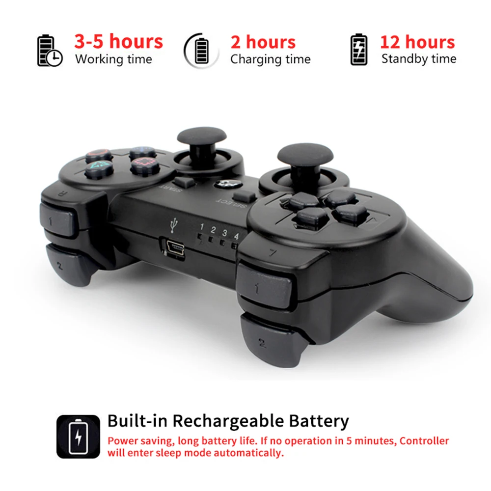 Беспроводной Bluetooth джойстик геймпад для SONY PS3 контроллер подходит Playstation 3 |