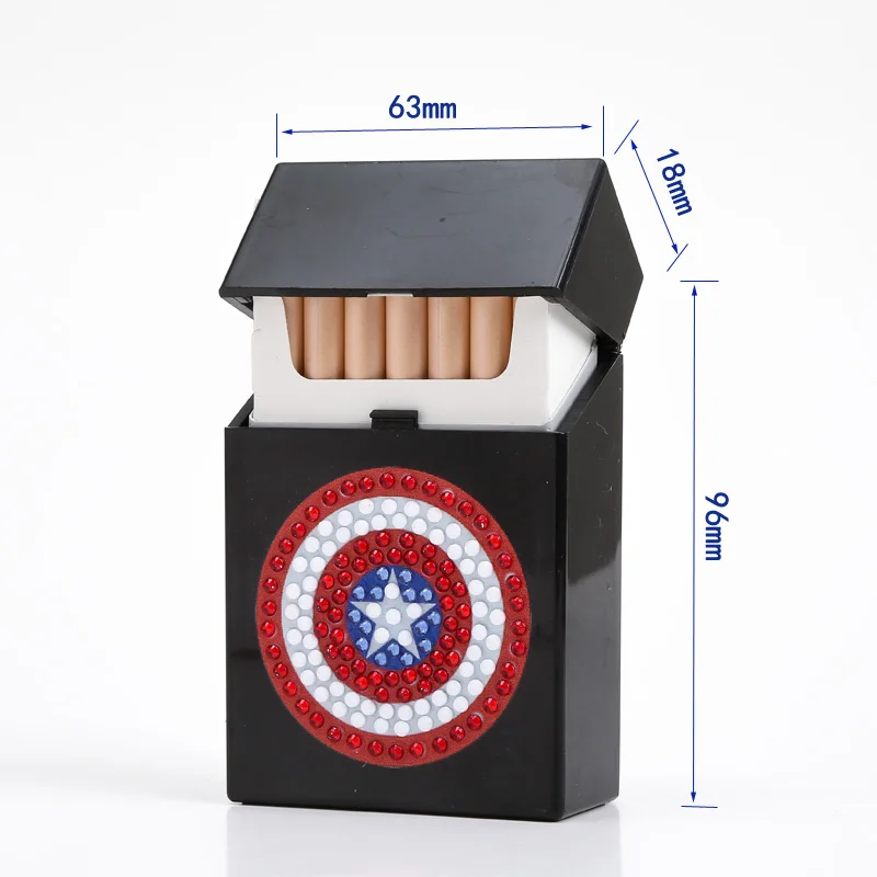 DIY специальные алмазов картина сигареты Чехол Коробка ювелирных изделий Стразы