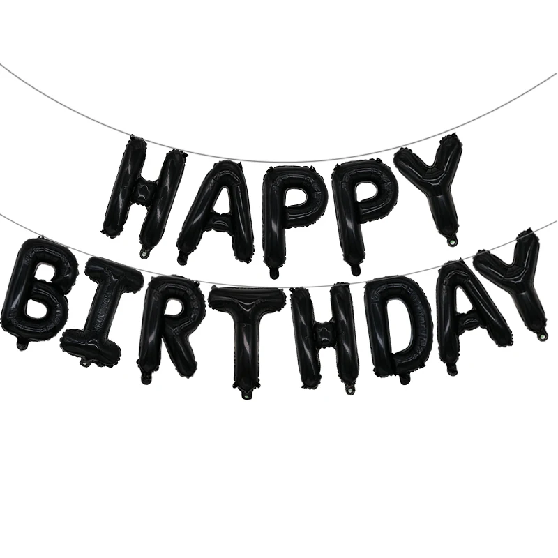 

Happy Birthday Balloon Air Letters Alphabe Ramadan Foil Balloons Kids Toy Wedding Party Birthday Helium Globos Party Baloon