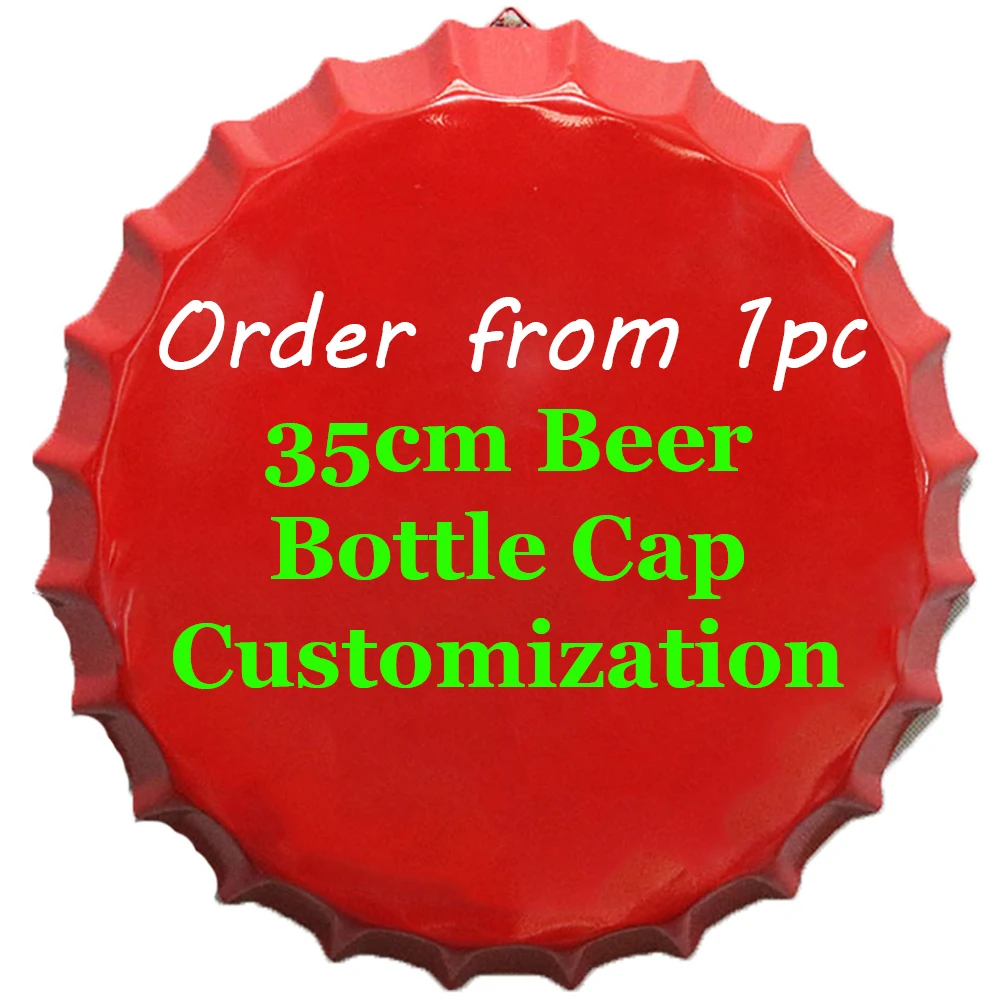 

35 см крышка для бутылки пива металлический плакат настенное украшение