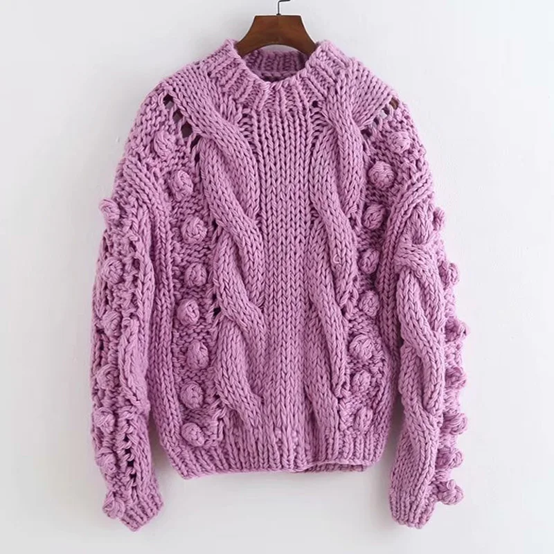 Богемный Вдохновленный винтажный вязаный свитер для женщин 2019 Модный пуловер с