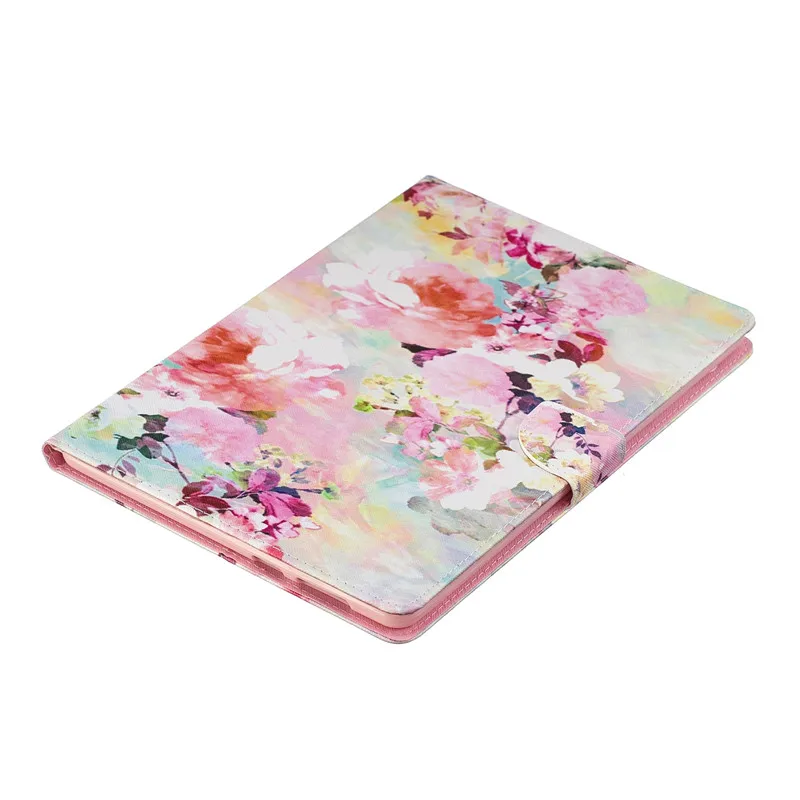 Чехол для huawei MediaPad T3 10 чехол Kawaii Единорог кошка девушки цветок окрашенный PU кожаный чехол-подставка для huawei T3 10 чехол 9,6"