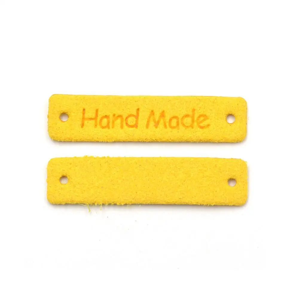 Ярлыки KALASO ручной работы 20 шт. желтые ярлыки для одежды материалы рукоделия шитье