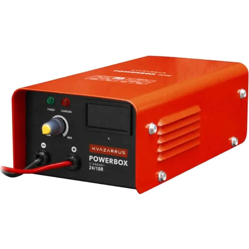 Пуско-зарядное устройство KVAZARRUS PowerBox 24/10R (200 А/ч 10 А амперметр ускоренная зарядка