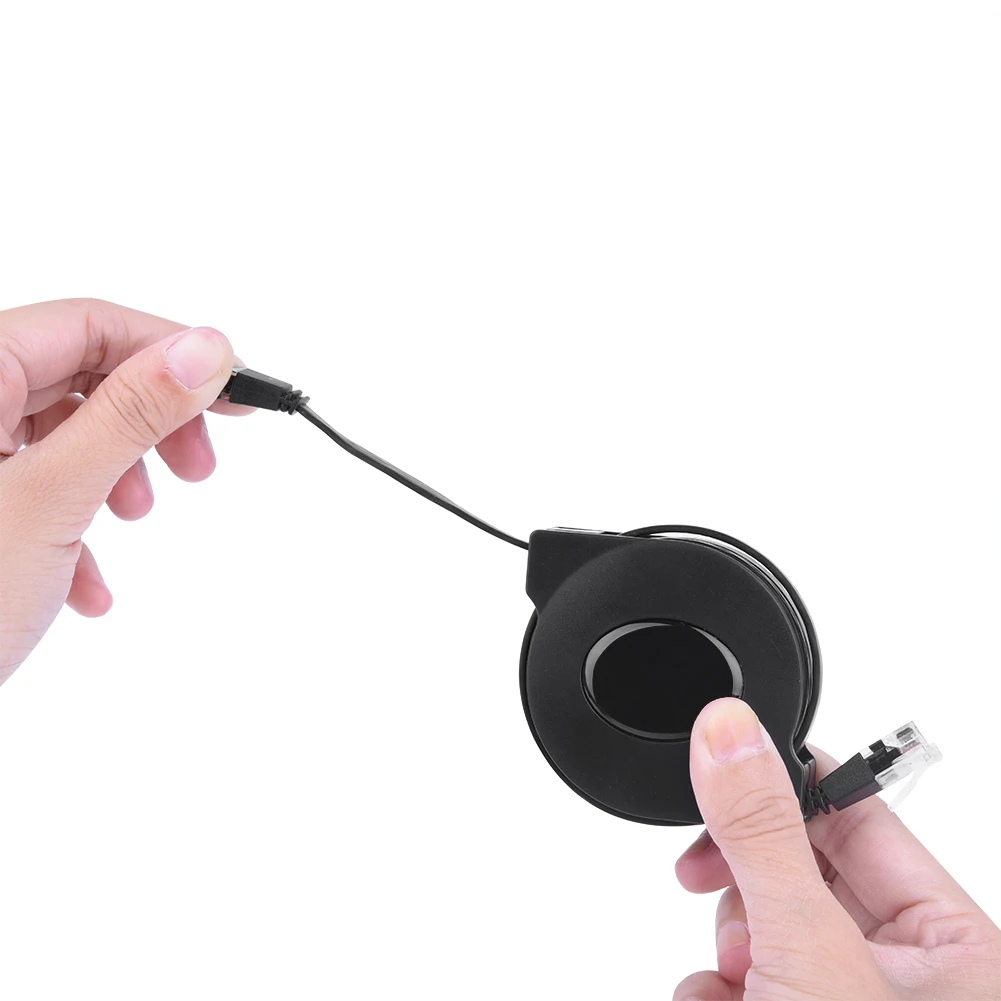 1 м/2 м регулируемые выдвижные плоские Ethernet кабели CAT6 RJ45 Lan Сетевой модем