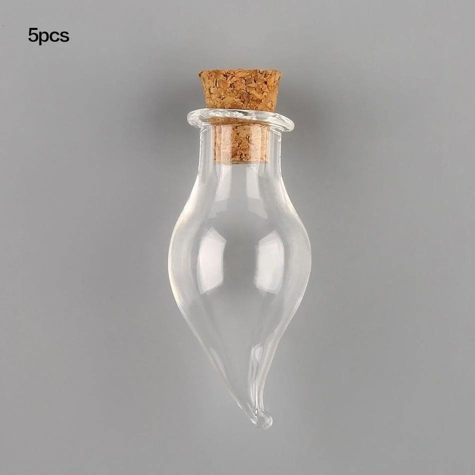 5 шт. маленькая Красивая стеклянная бутылка с пробкой | Дом и сад