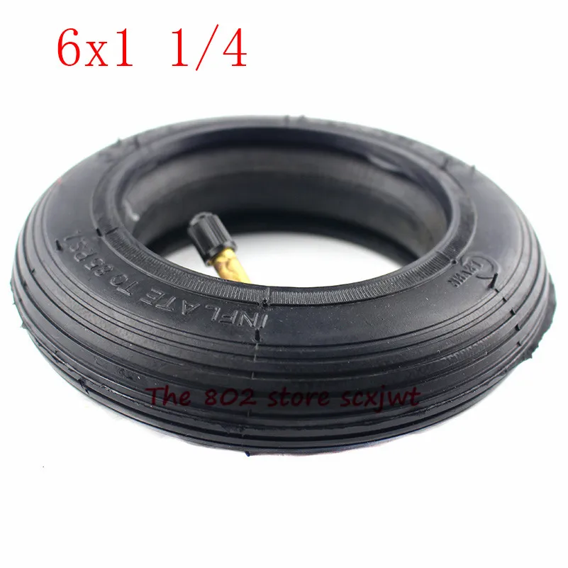 Хорошее качество 6x1 1/4 внутренняя и внешняя шины для скутера надувная шина колеса