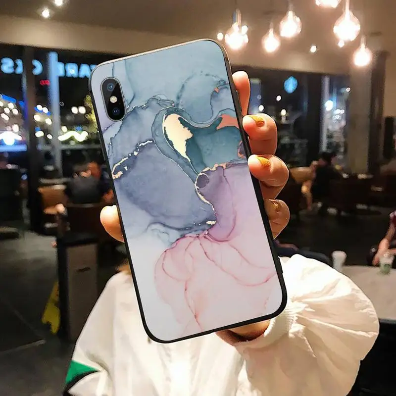 

Colorful luxury marble Phone Case for iPhone 11 12 pro XS MAX 8 7 6 6S Plus X 5S SE 2020 XR