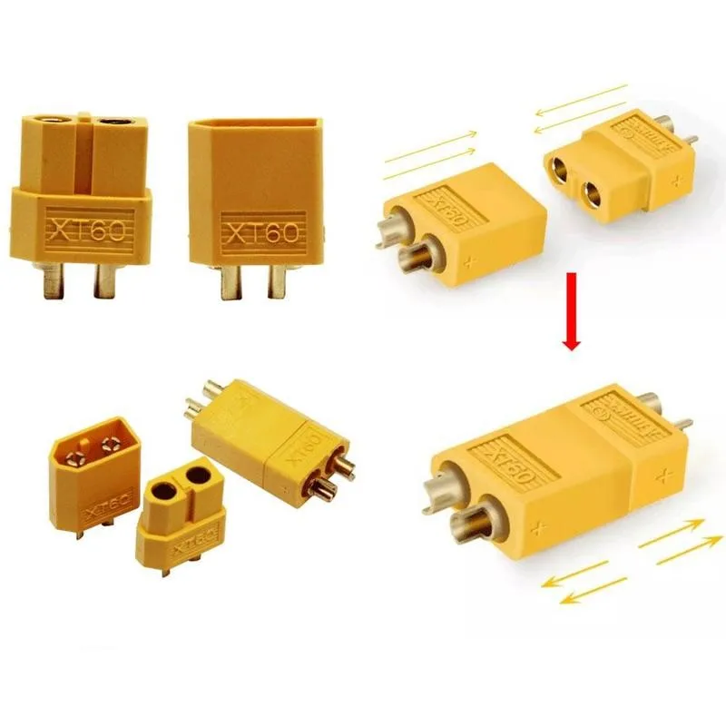 

10pairs Amass XT60 Plug Interface Connector RC Battery Plug Connectors Plugs Model Accessories For Rc Lipo Bullet Battery D6G8