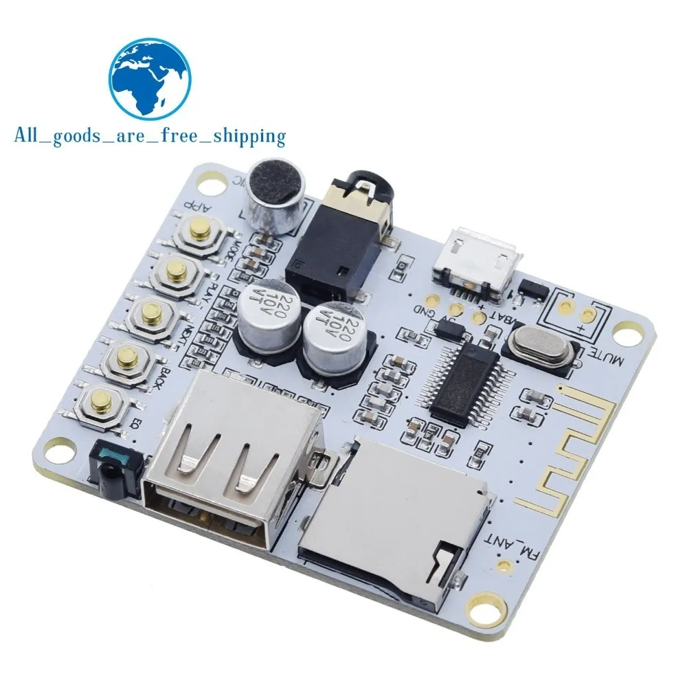V5.0 V4.2 Bluetooth аудио приемник плата с Usb Tf слот для карты декодирования воспроизведения предусилитель выход 5 в беспроводной стерео музыкальный модуль