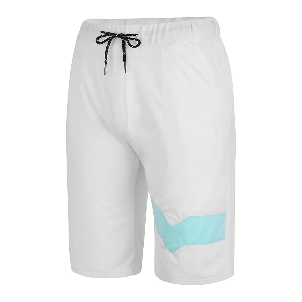

Stripe Color Men's Sets Summer Leisure Collision Short Sleeve Shorts Sports Thin Sets Summer Plussize Men Clothing Ropa Hombre