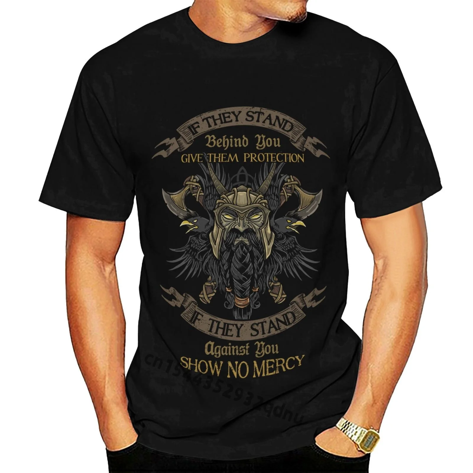 

CAMISETA Veteran Warrior Pride No Mercy T SHIRT Black MAGLIETTA S