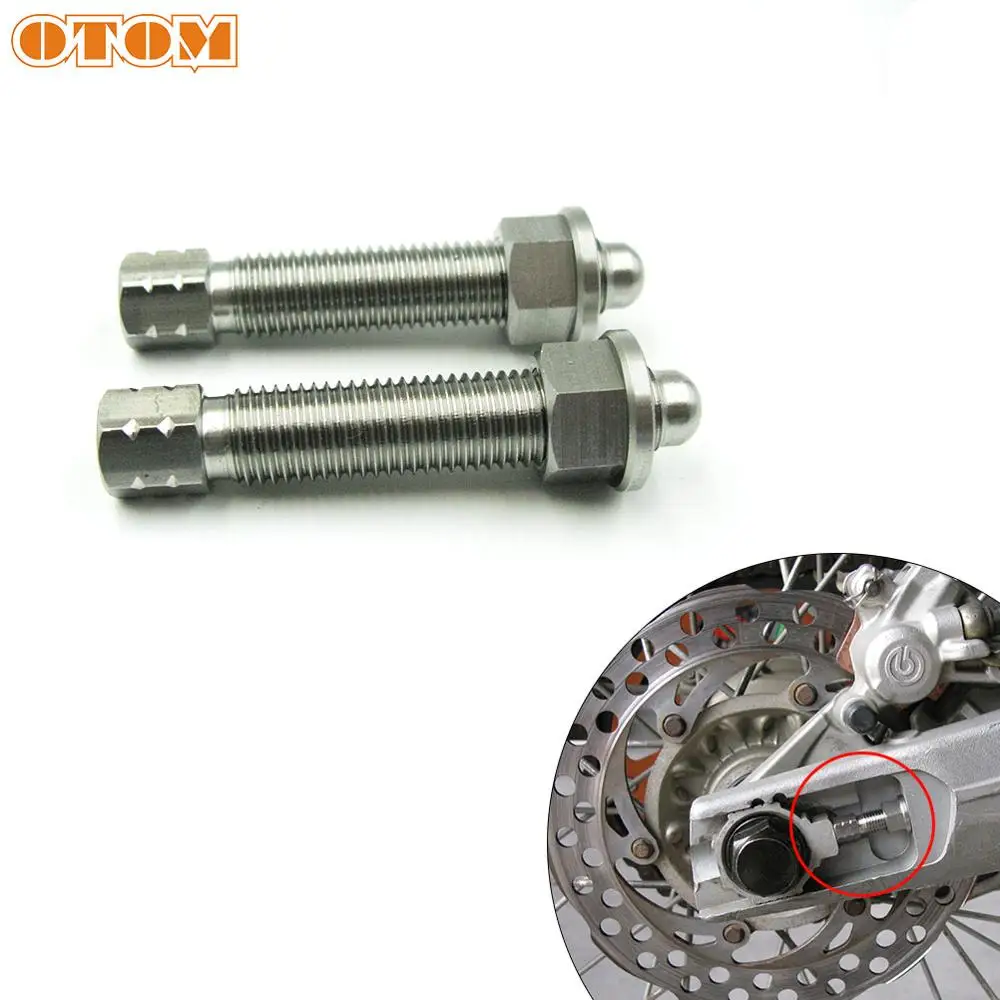 OTOM из нержавеющей стали цепь РЕГУЛИРОВОЧНЫЙ БОЛТ M10 МОТОЦИКЛ маятник винты гайки
