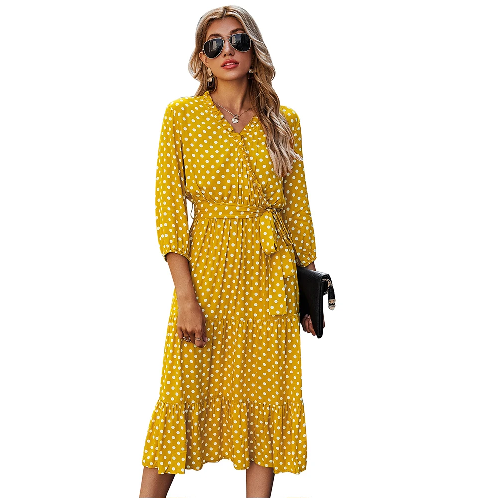 Платье для женщин 2021 Новинка весны летнее повседневное детское платье А-Силуэт