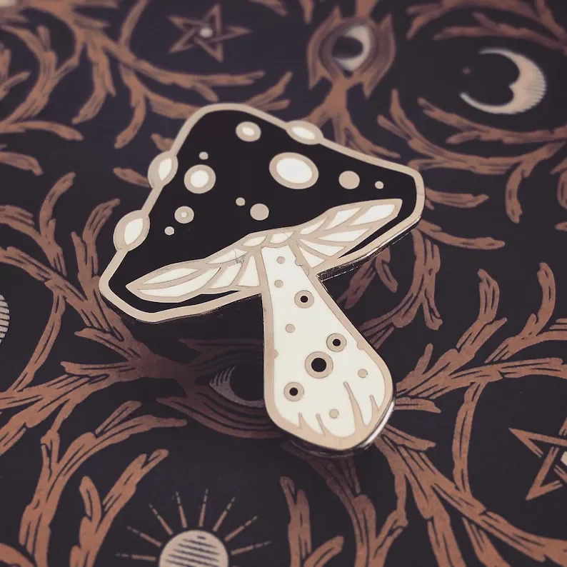 

The Magical Mushroom - Enamel Pin 1.25 Inch