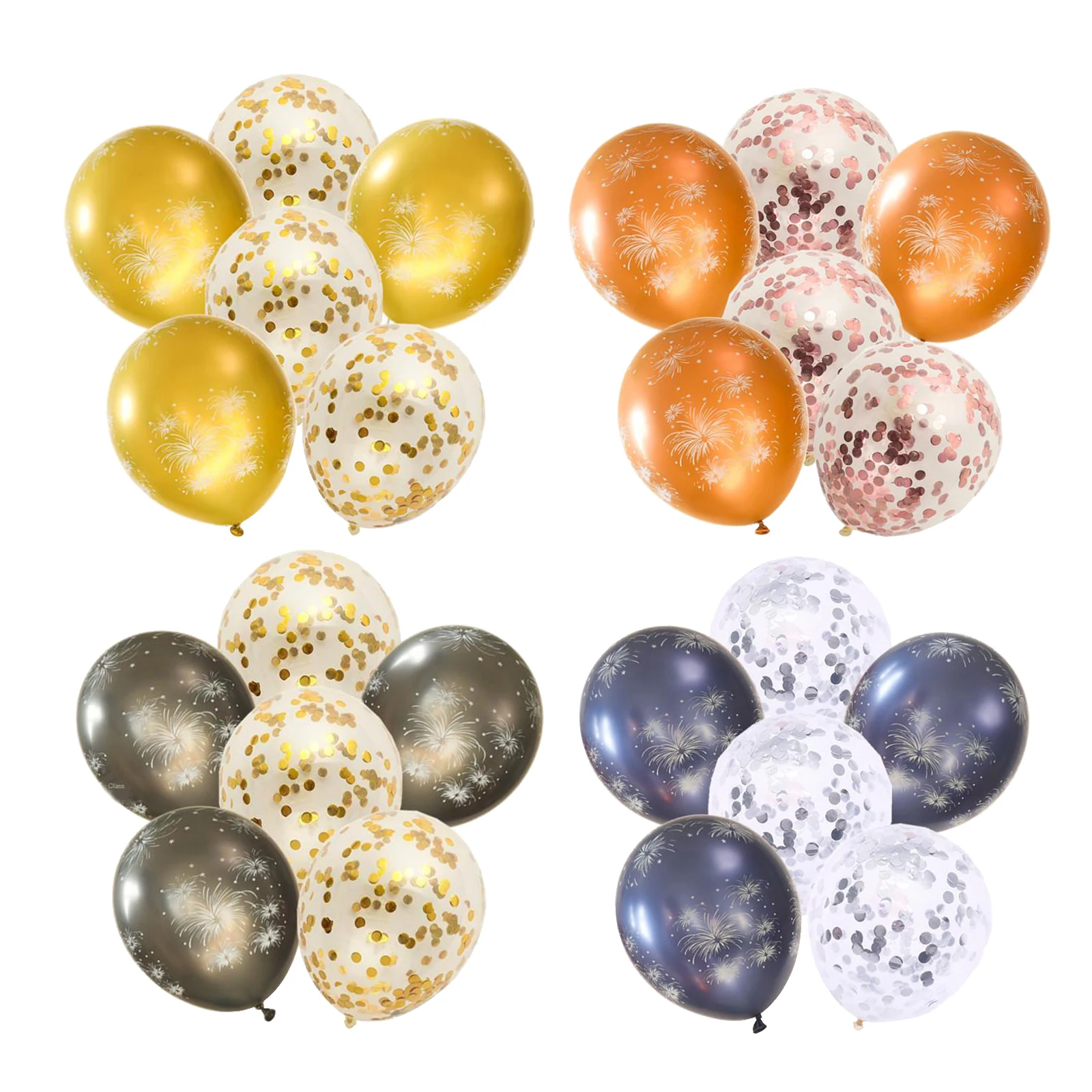 

Воздушные шары с конфетти, 12 дюймов, 6 шт.