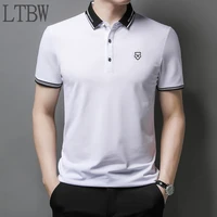 ltbw new ariival men fashion polo t shirt short sleeve casual business shirts t shirts cotton clothing polo summer shirt