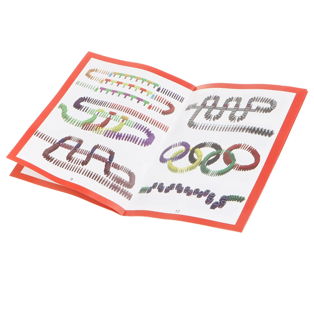 Домино Инструкция книга игрушка строительные блоки гоночная плитка головоломка