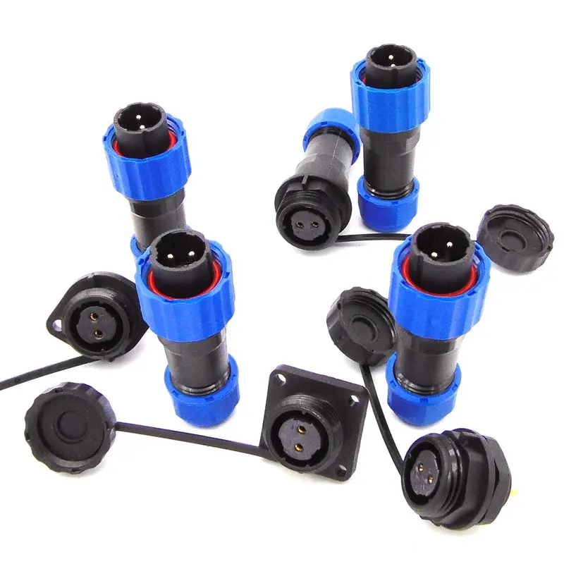Waterproof connector SP1610 IP68 cable plug & socket Male and Female SP16 2Pin 3Pin 4Pin 5Pin 6Pin 7Pin 9Pin | Обустройство дома